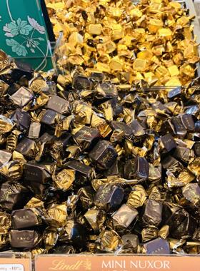 现货新品瑞士莲金装榛子榛仁夹心牛奶黑巧克力圆形黑巧进口新包装