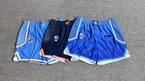 李宁CBA球员男美式篮球三分短裤