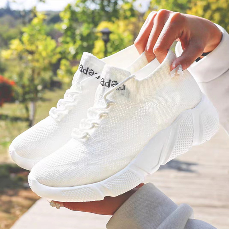 夏季透气网面鞋男女跑步运动鞋牛霸道跳操健身鞋轻便软底广场舞鞋