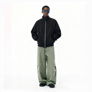 NOMORE男装 25冬新品 山系轻量抓绒保暖休闲风衣裤 户外加绒空气裤