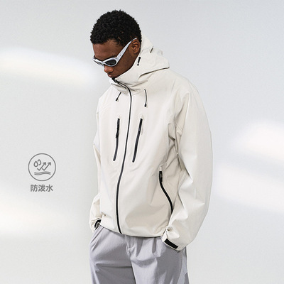 NOMORE男装户外冲锋衣外套25秋季新品潮牌户外口袋防泼水夹克外套