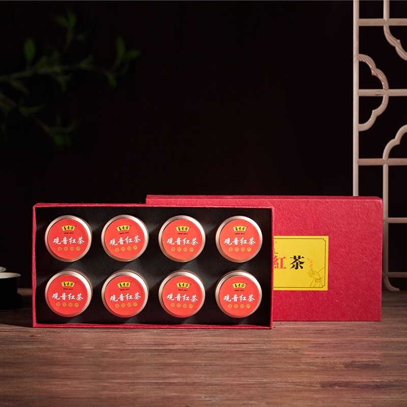 观音红茶2026年新茶小罐茶特级浙江舟山普陀特产善素方红茶礼盒装
