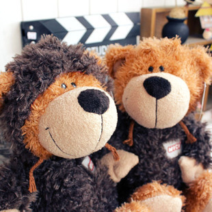 泰迪熊卡通儿童丑萌情侣公仔玩偶