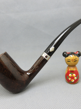 意大利brebbia布雷比亚 3mm石楠木光面烟斗MPB复古vintage noce55
