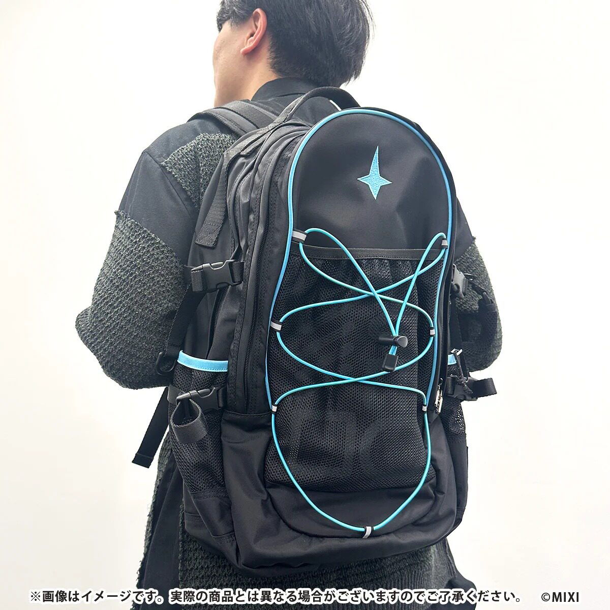 NEO妮奥兽改2弹 夜光logo 30L大容量双肩背包 怪物弹珠周边谷子