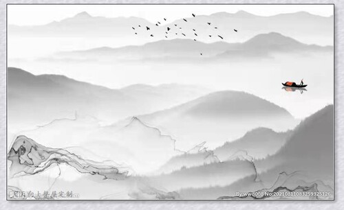舟山天天向上建材超市软包壁画