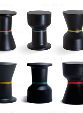 idao宜道个性设计师凳子现代风格圆形边桌茶几装饰艺术新古典简约