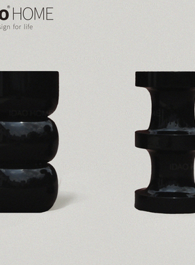 idao个性创意设计艺术凳子休闲棋子凳边桌几造型现代抽象线条流畅