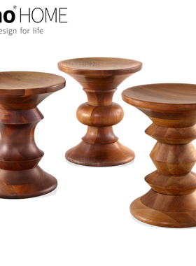 idao宜道创意实木边桌装饰网红茶几手工制作精致典雅客厅设计复古