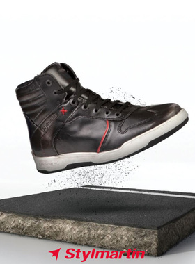 意大利Stylmartin IRON钢铁侠 防水城市复古 摩托骑行鞋 防水透气