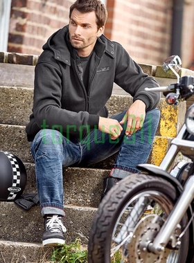 德国 BUSE HOODY城市骑行卫衣 凯夫拉纤维内衬 内置护具 防水透气