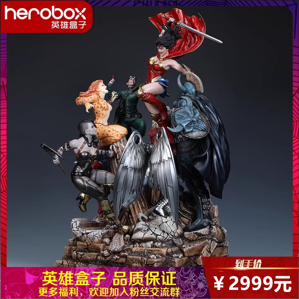 神奇女侠山模型手办雕像