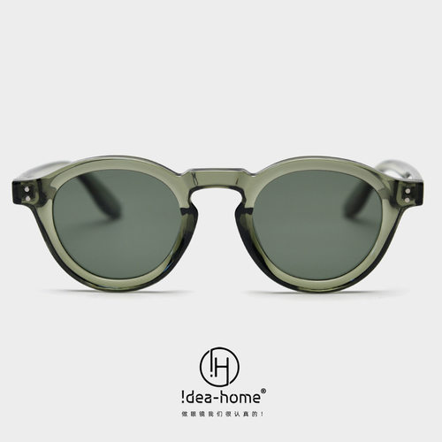 2025新款圆框复古小众偏光太阳眼镜潮男个性网红风墨镜女款高级感