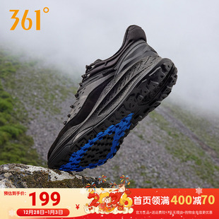 男 减震耐磨越野跑鞋 361武霞雨屏ALIVE运动鞋 2024秋冬防泼水跑步鞋