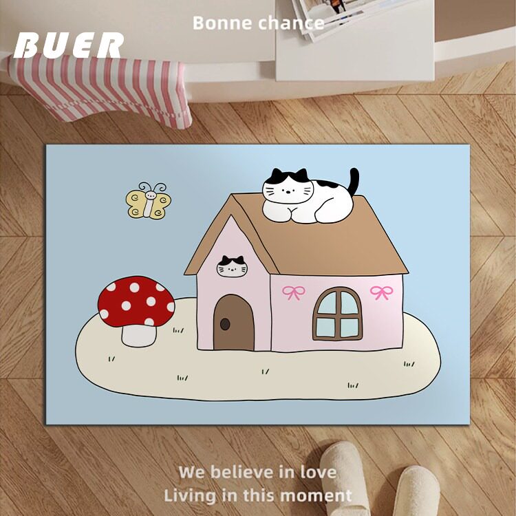 小猫的屋浴室地垫吸水地垫硅藻泥吸水垫卫生间吸水防滑垫厕所脚垫