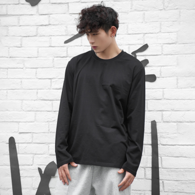 NNID长打底纯色精梳全棉情侣T恤