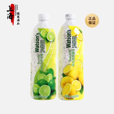 屈臣氏青柠汁饮料浓浆750ml