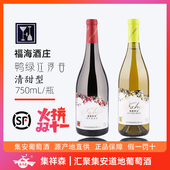 包邮 福海冰谷 集安山葡萄酒淡甜型750ml北冰红威代尔红酒佐餐酒