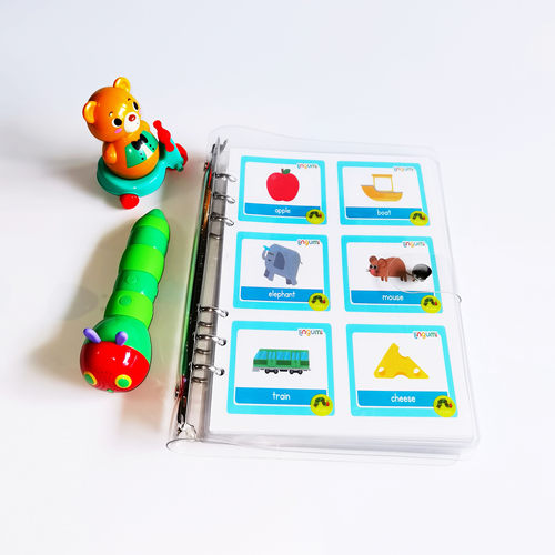 lingumi英语单词卡毛毛虫小蝌蚪