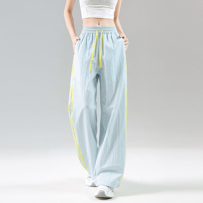 美式冰丝薄款休闲运动裤