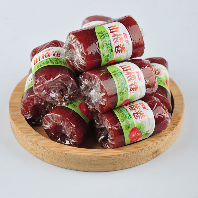 手工康乐源山楂卷条糕果丹皮休闲零食果脯山楂片即食小吃