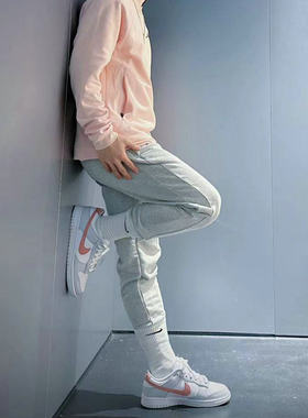 NIKE耐克女子运动收口卫裤休闲训练束脚宽松透气长裤DA6466CJ7347