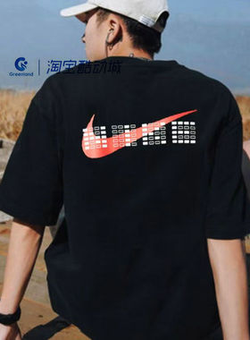 Nike/耐克男子休闲学生满分考试口袋全对印花纯棉短袖 HF6594-010