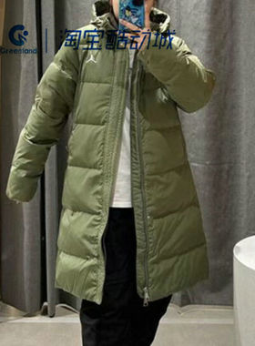 NIKE/耐克男装连帽防风保暖运动休闲中长款羽绒服FB7314-340