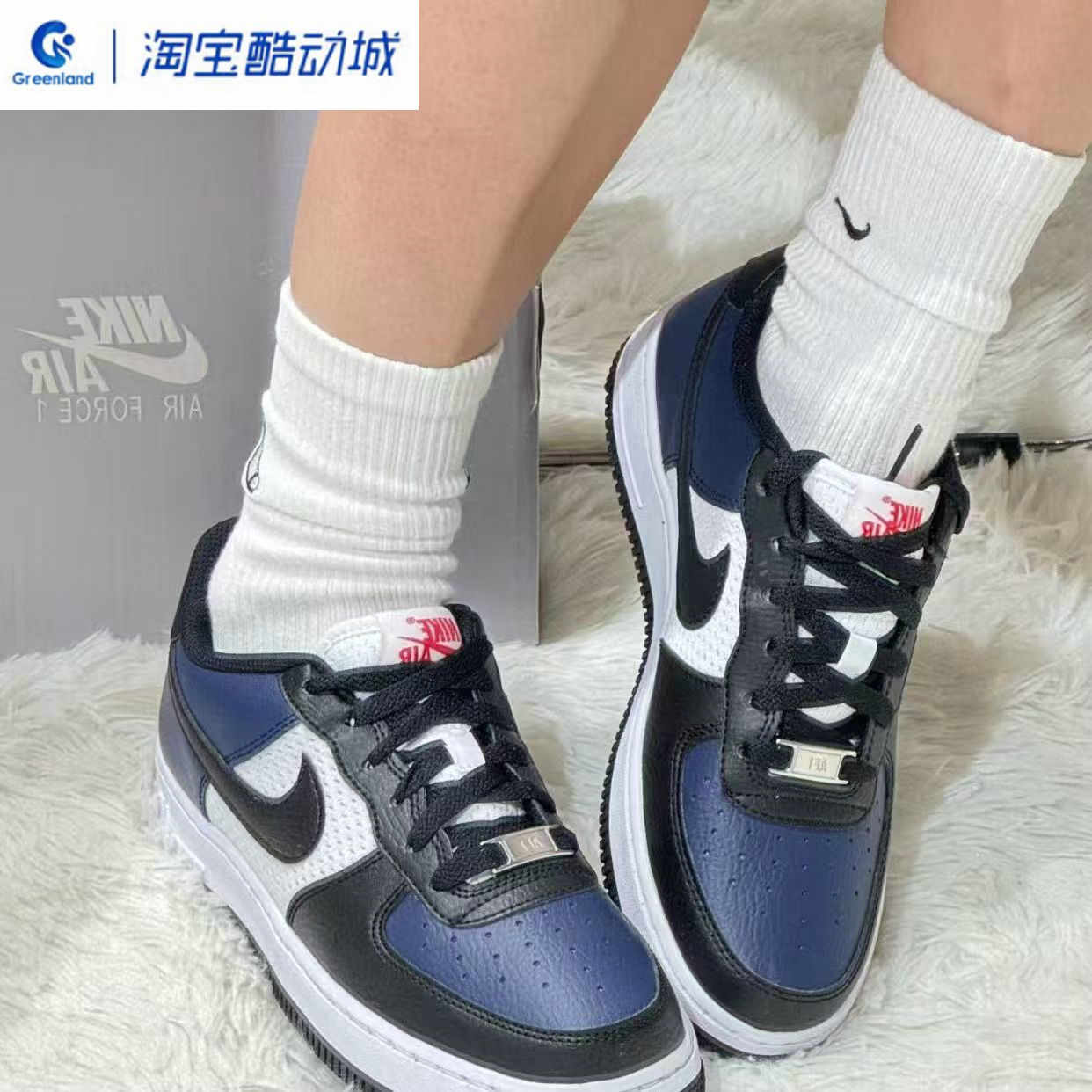 NIKE耐克女大童鞋休闲鞋板鞋2025新款运动鞋低帮休闲鞋HJ9201-400