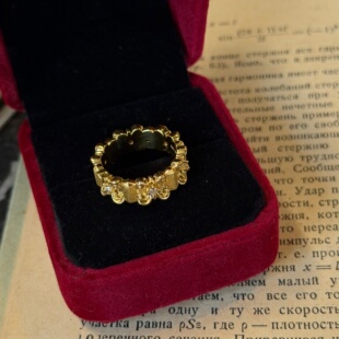 千夕足金999鸢尾花戒指黄金戒指女款七夕情人节生日礼物送女友