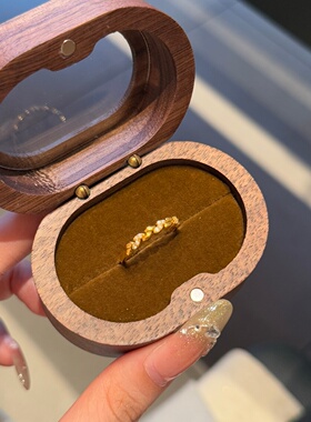 千夕 足金9996D镶嵌麦穗戒黄金戒指女款求婚情人节生日礼物送女友