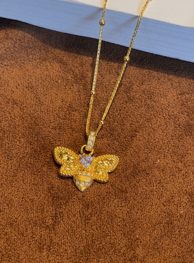 千夕 足金999鎏光蜜语黄金吊坠春节女士平安情人节生日礼物送女友