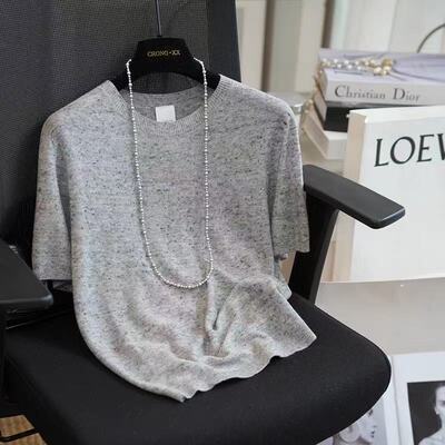 3328【一线成衣中袖针织衫】巨百搭高货夏季新款女士薄款上衣