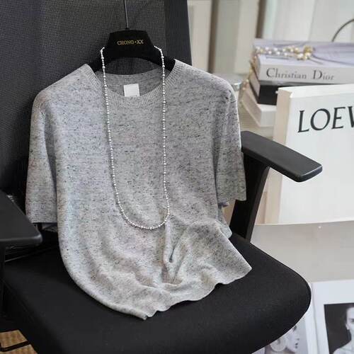 3328【一线成衣中袖针织衫】巨百搭高货夏季新款女士薄款上衣