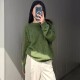 针织衫 3708 气质上衣 新款 女士韩版 欧货挪威绿花纱毛衣 秋季
