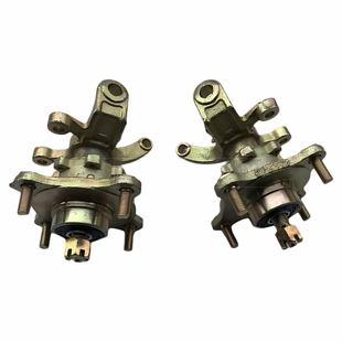 卡丁车改装配件 大公牛沙滩车前碟刹旋转体羊角法兰转向节轮毂座