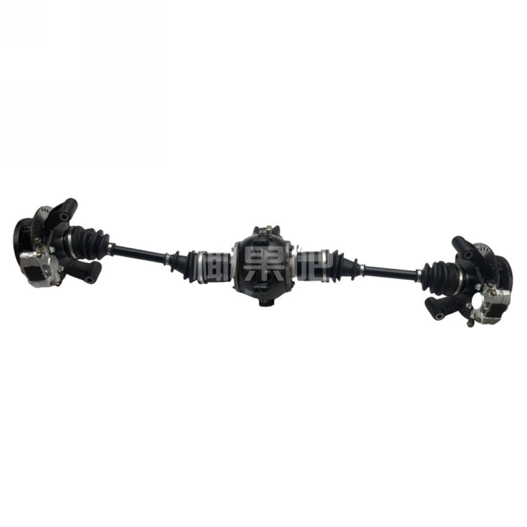 改装四驱卡丁车沙滩车前后独立悬挂配件 牙包传动轴球笼羊角法兰