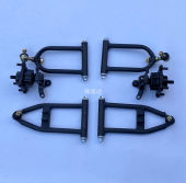 摇臂带碟刹羊角法兰 可调球头款 卡丁车悬挂配件 小公牛沙滩车改装