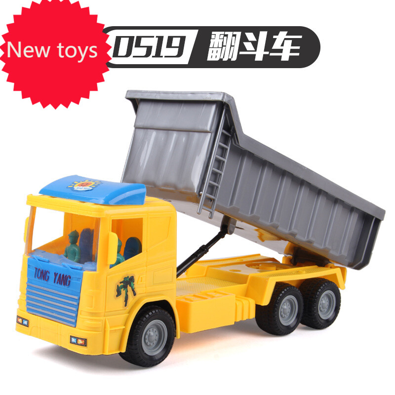 Large construction truck toy for children大号工程车儿童玩具 玩具/童车/益智/积木/模型 惯性/回力/滑行玩具 原图主图