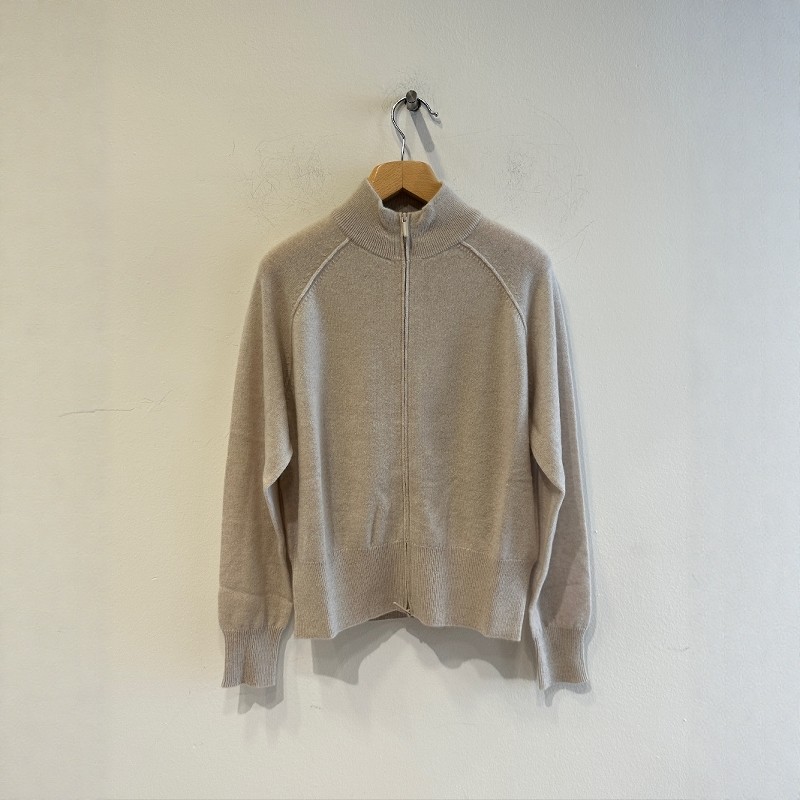 Marella拉链立领简约针织衫