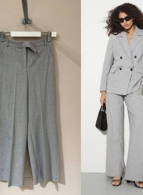 意大利正品代购Max Co 25秋冬 VACANZE1 女士通勤纯色休闲直筒裤