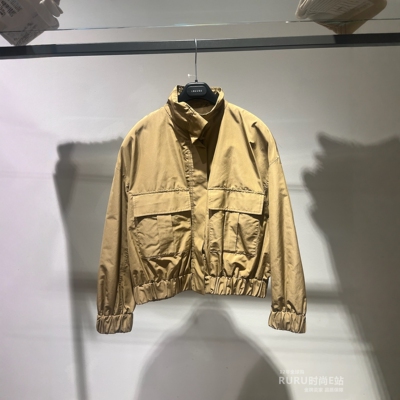 iblues休闲短款口袋立领外套