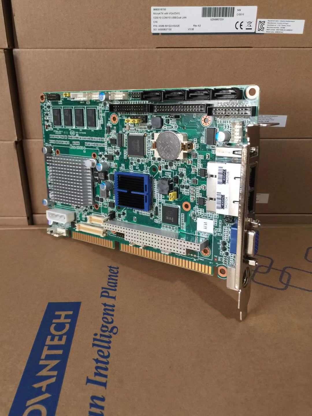 研华PCA-6763G2-00A1E AMD T40E/T16R ISA半尺寸SBC工业主板PCI口