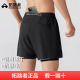 越野跑步假两件五分短裤 健身紧身裤 男夏季 拓路者训练速干运动裤