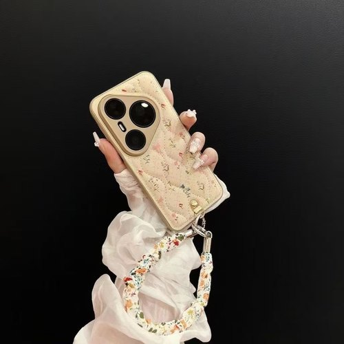 JACK SPARK ins早春喇叭花羽绒服卡其棕pura80pro手机壳pura70全包p60高级感p50pro秋冬p40网红