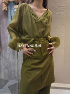 2026春新款 上衣荷叶边不退不换均码