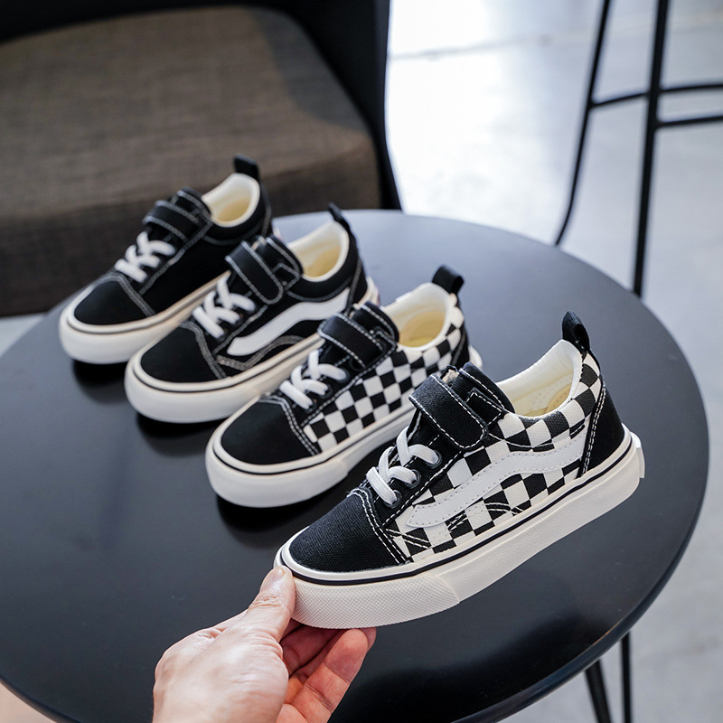 儿童帆布鞋春秋新款女童板鞋男童布鞋小孩鞋子宝宝幼儿园防滑软底