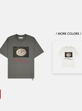 PEACEMAKER 25FW 军事风时装宽松大地艺术03印花短袖T恤