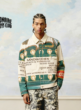 【嘻哈文化】Billionaire Boys Club BBC 客厅牛仔卡车司机夹克