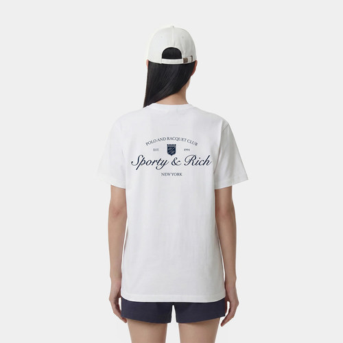 Sporty&Rich俱乐部印花短袖